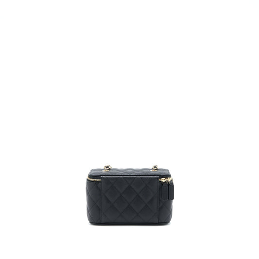 Chanel Long Vanity Case Caviar Black LGHW