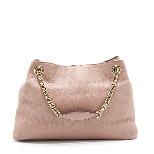 Gucci Soho Chain Shoulder Bag Light Pink GHW
