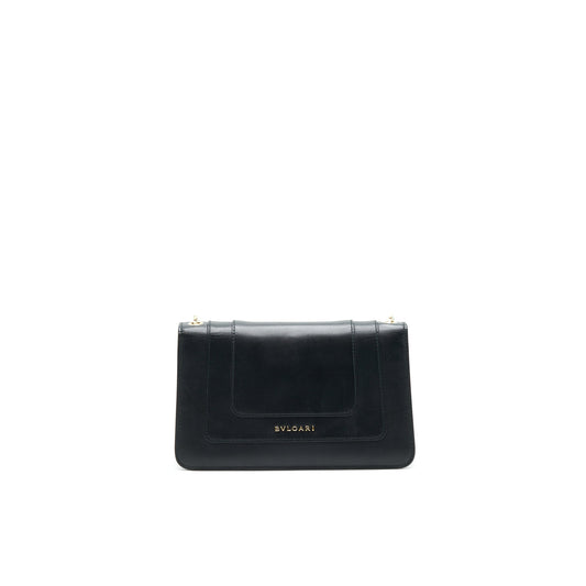 BVLGARI SERPENTI CHAIN BAG IN BLACK