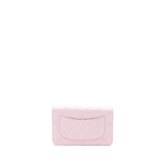 Chanel Classic Wallet On Chain Caviar Light Pink LGHW