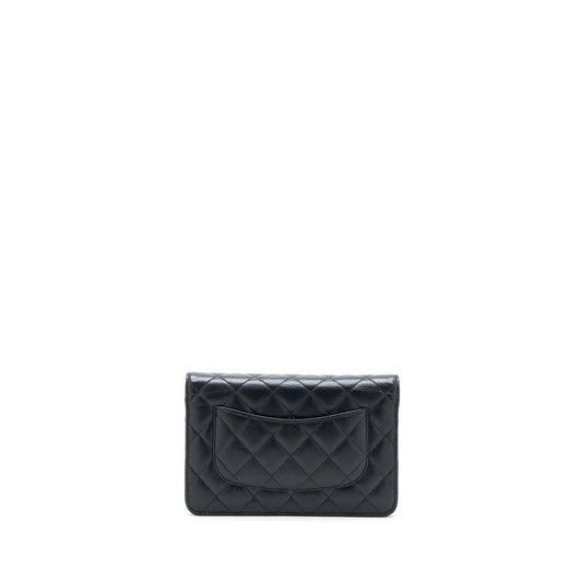 Chanel Classic Wallet On Chain Caviar Black GHW