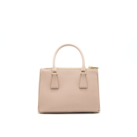 PRADA SAFFIANO LEATHER MINI BEIGE WITH STRAP