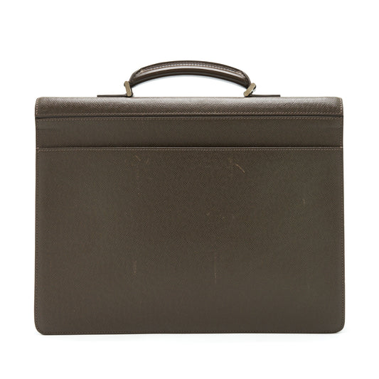 Louis Vuitton Vintage Briefcase Brown SHW