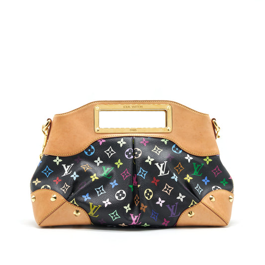 LOUIS VUITTON JUDY MM BLACK MONOGRAM MULTICOLOUR