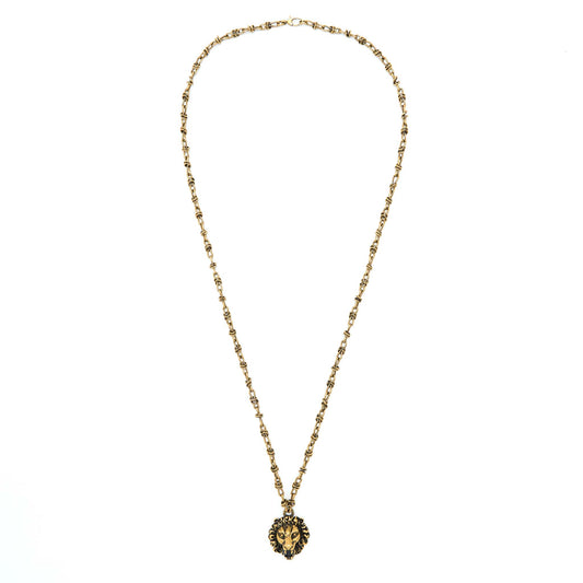 Gucci Lion Long Necklace (Large Version)