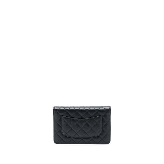 Chanel Classic Wallet On Chain Caviar Black GHW