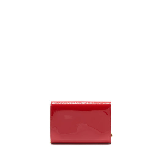 Louis Vuitton Louis Chain Bag Patent Red GHW