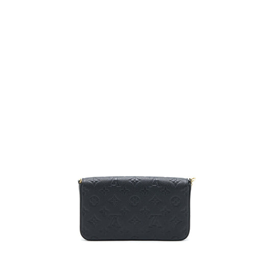 Louis Vuitton Felicie Pochette Monogram Empreinte Black GHW