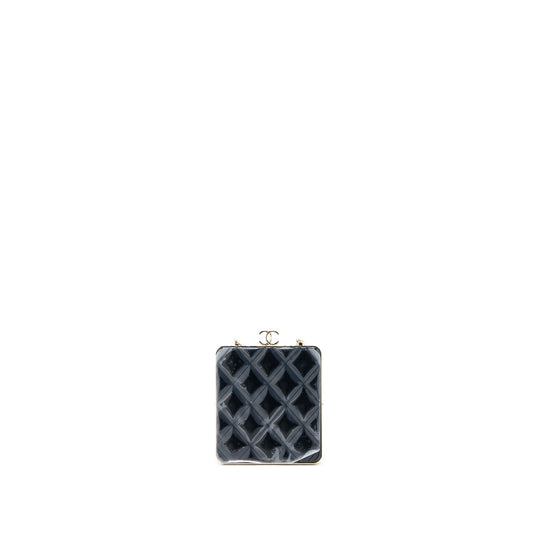 Chanel Mini Clip With Chain Lambskin Black LGHW