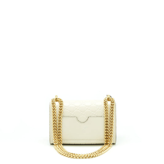 Gucci Small Padlock White GHW