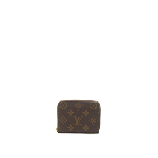 Louis Vuitton Small Zip Cardholder Monogram Canvas GHW