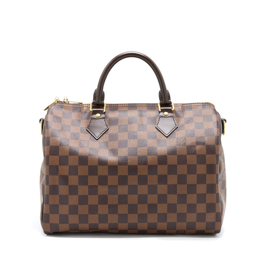 Louis Vuitton Speedy 30 Damier Ebene GHW