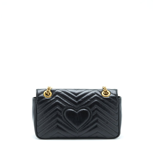 Gucci Small GG Marmont Bag Black GHW