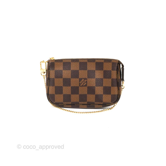 Louis Vuitton Damier Ebene Mini Pochette Accessories