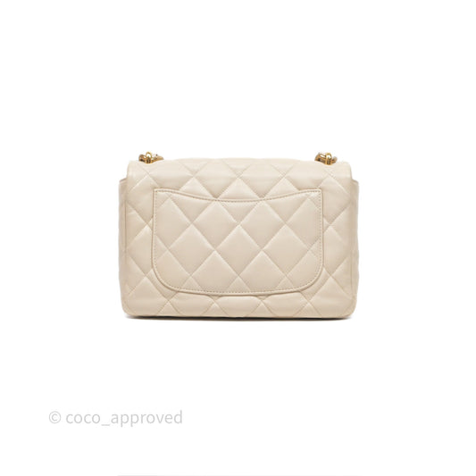 Chanel Funky Town Flap Beige Aged Gold Hardware