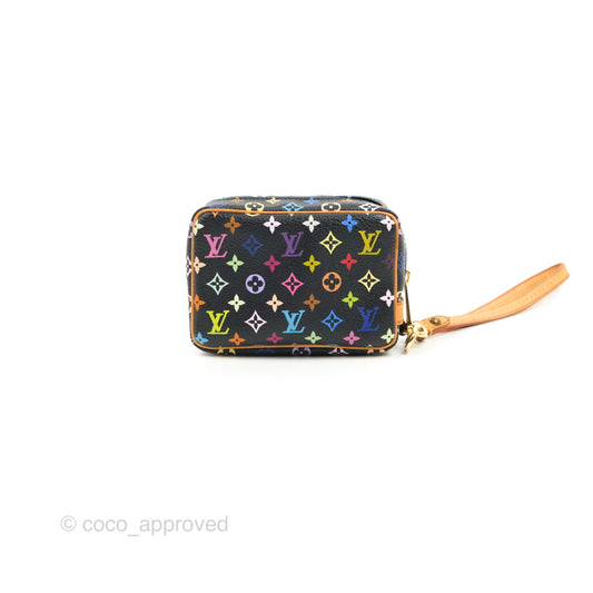 Louis Vuitton x Takashi Murakami Monogram Trousse Wapity Case Black
