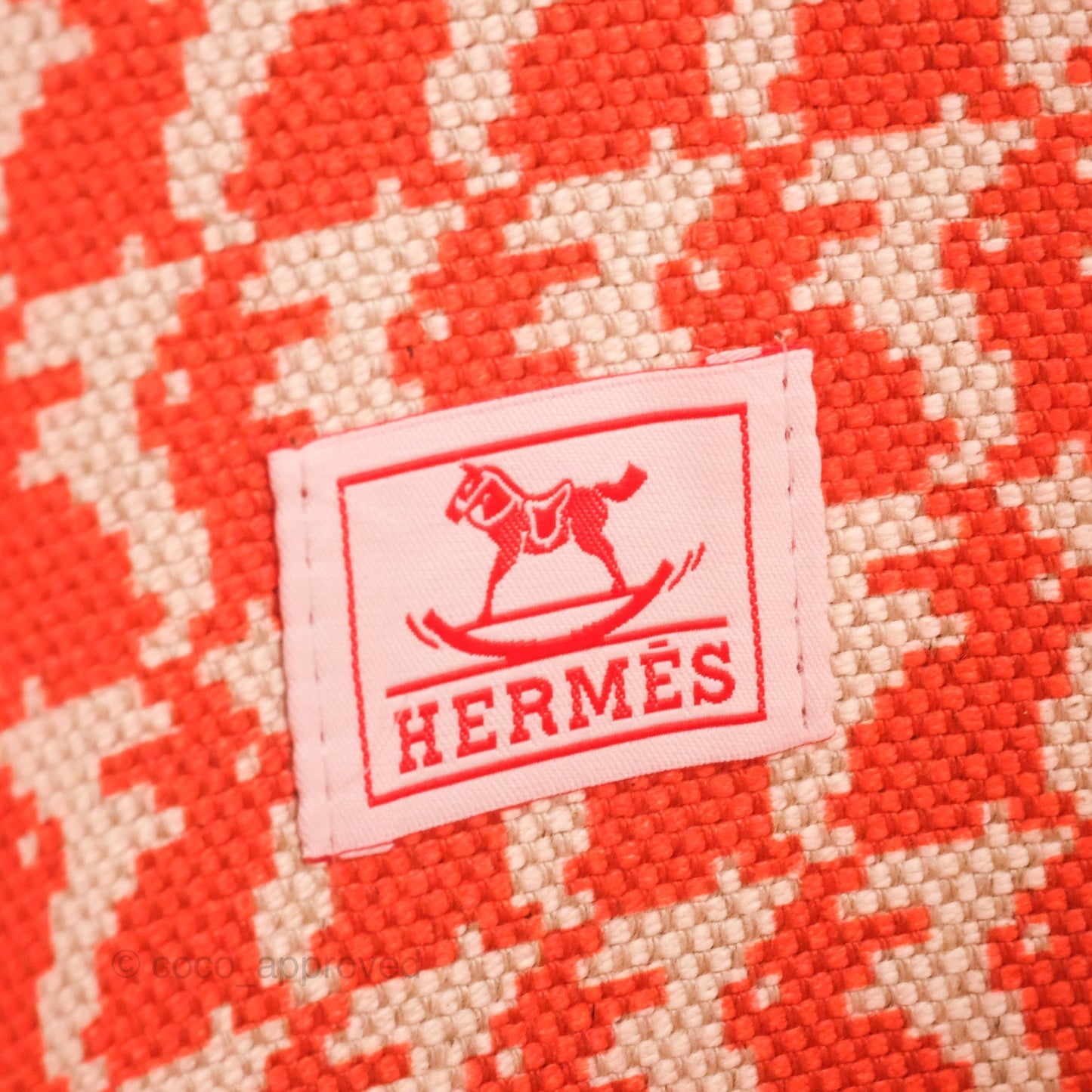 Hermes Kids Animaux Pixel Backpack Red