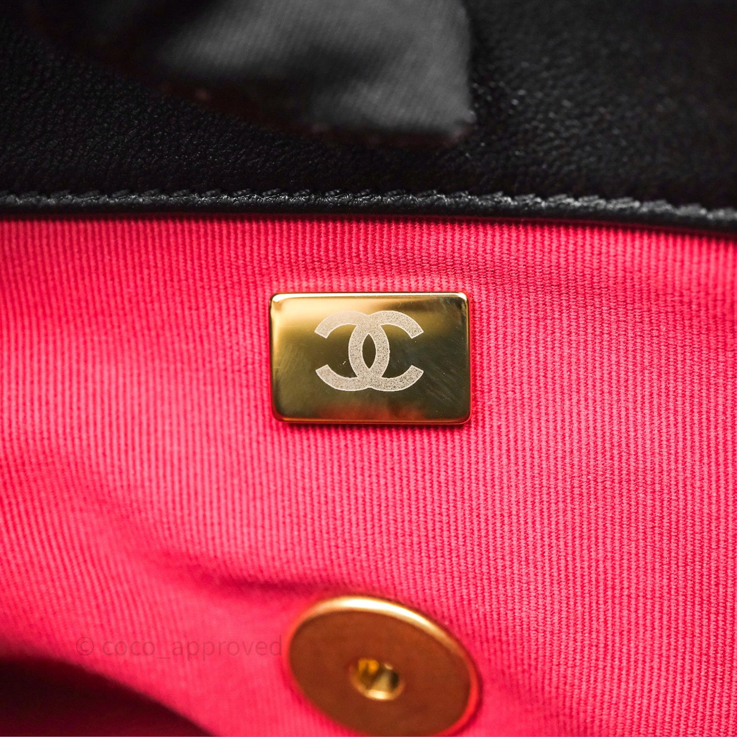 Chanel 19 Small Black Mixed Hardware