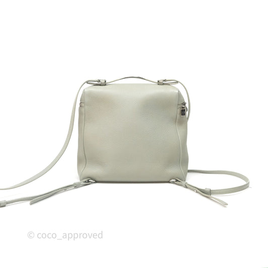 Loro Piana Extra Pocket Backpack L23.5 Eucalyptus/Antique Silver Hardware