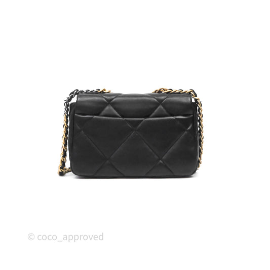 Chanel 19 Small Black Mixed Hardware