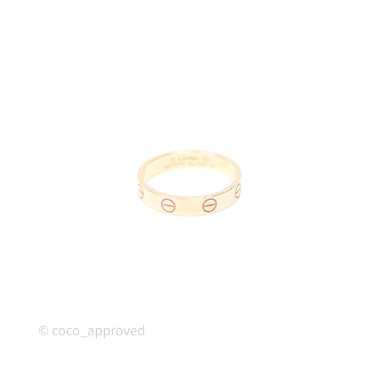 Cartier Love Ring Small Model Rose Gold