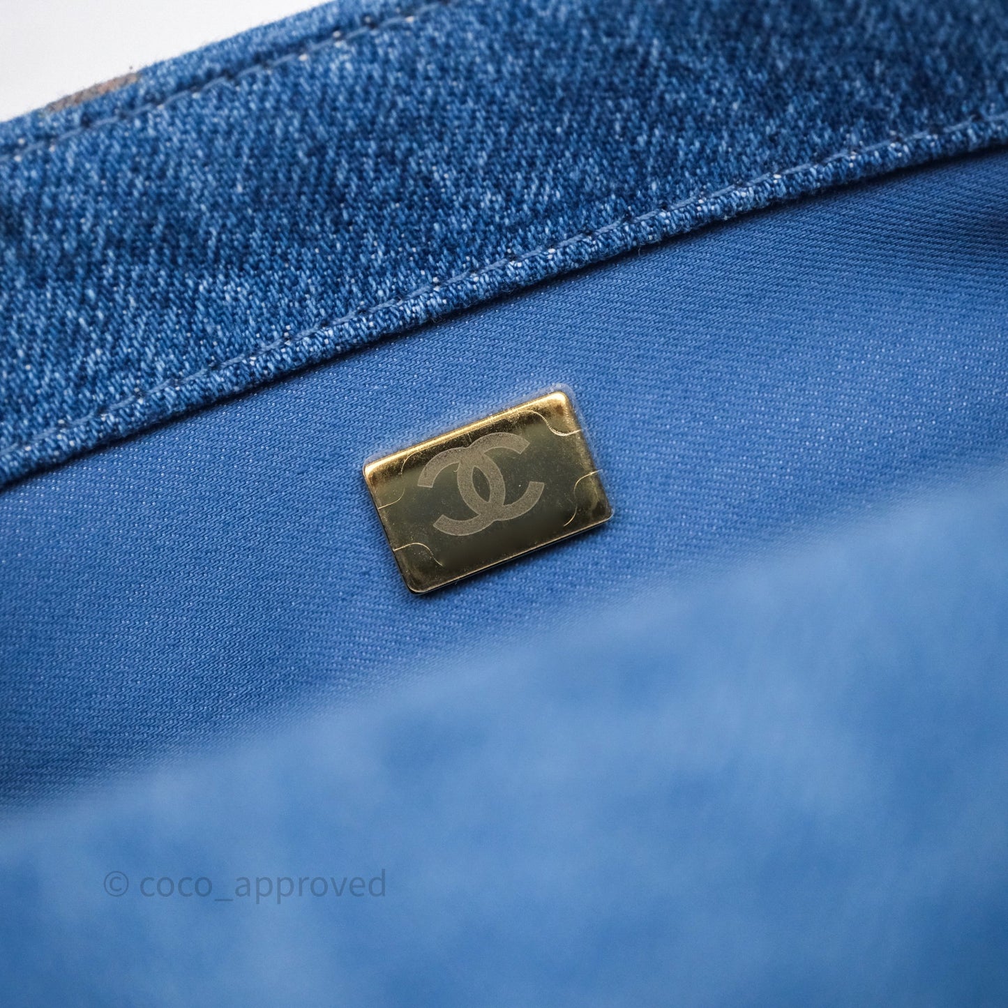 Chanel Quilted Small Denim Mood Flap Blue Multicolor
