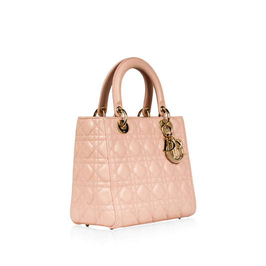 Luxury Dior Lady Luxury Dior Medium - Blush PInk