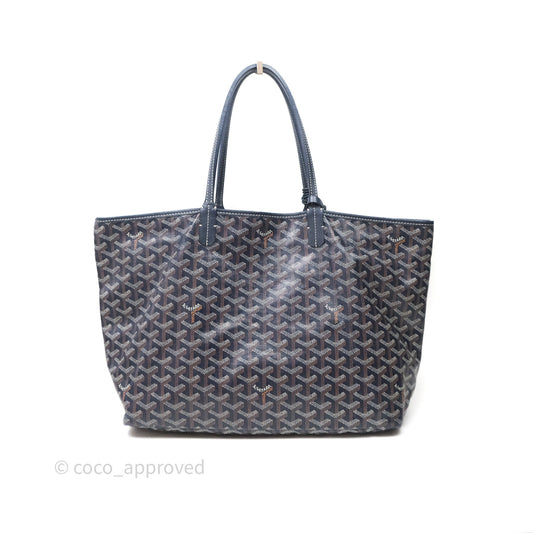 Goyard St. Louis Tote PM Navy/Tan
