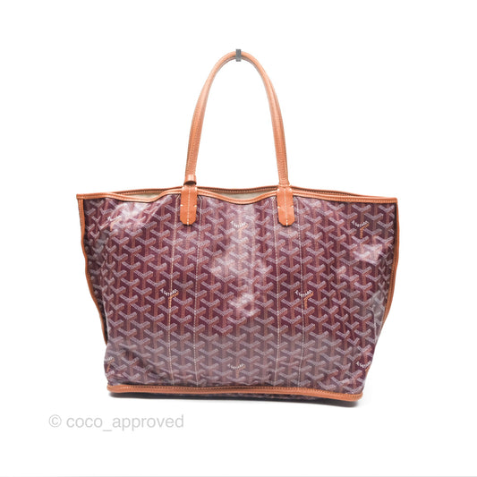 Goyard St Louis Pertuis Tote PM Burgundy