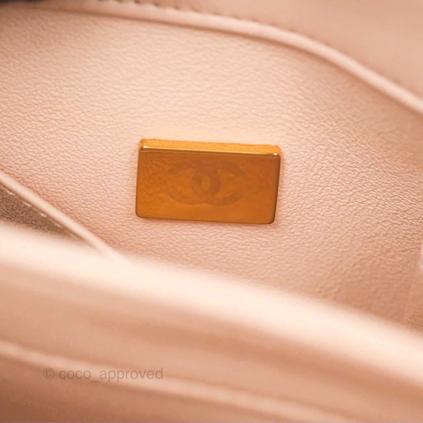Chanel Trendy CC Small Beige Lambskin Gold Hardware