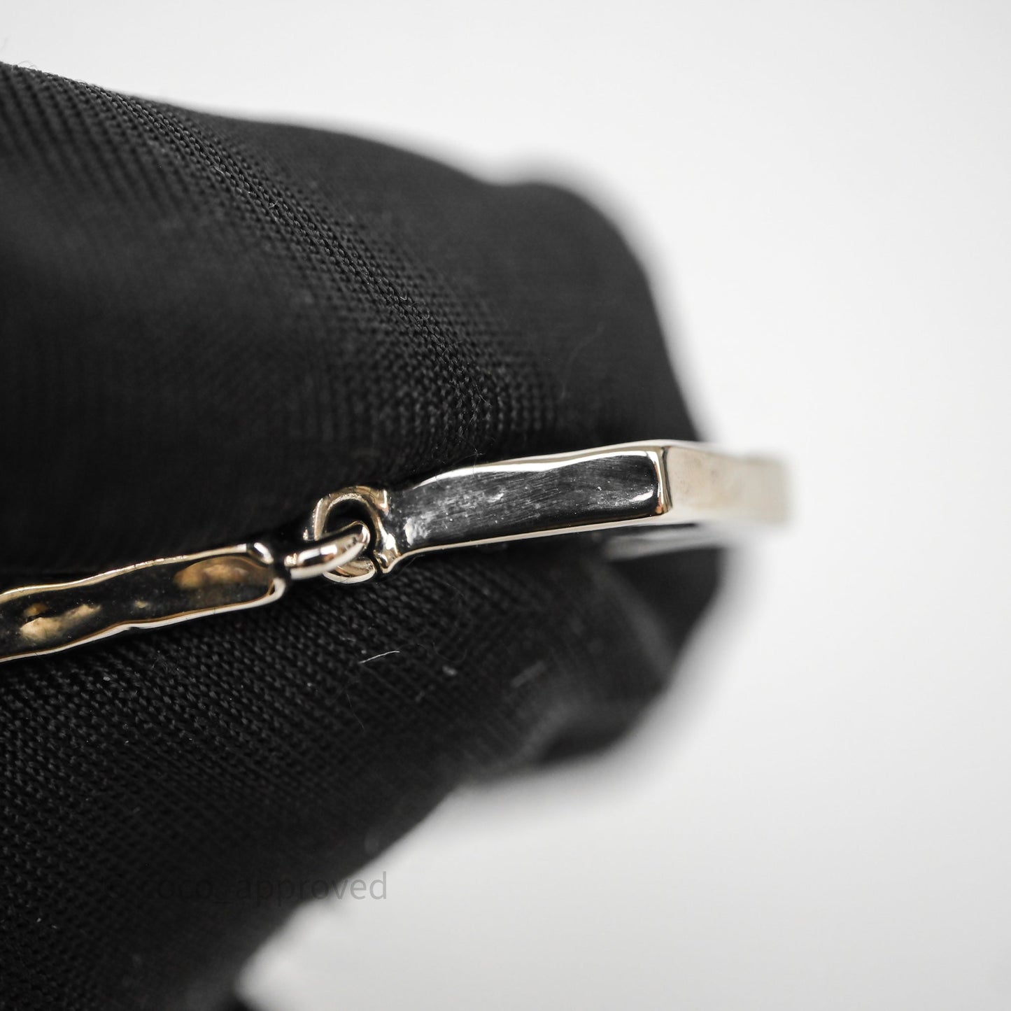 Chanel CC Black/ Green Resin Drop Earrings Silver Tone 26X