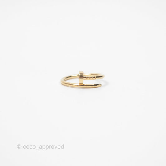 Cartier Juste un Clou Ring Small Model Yellow Gold Size 55