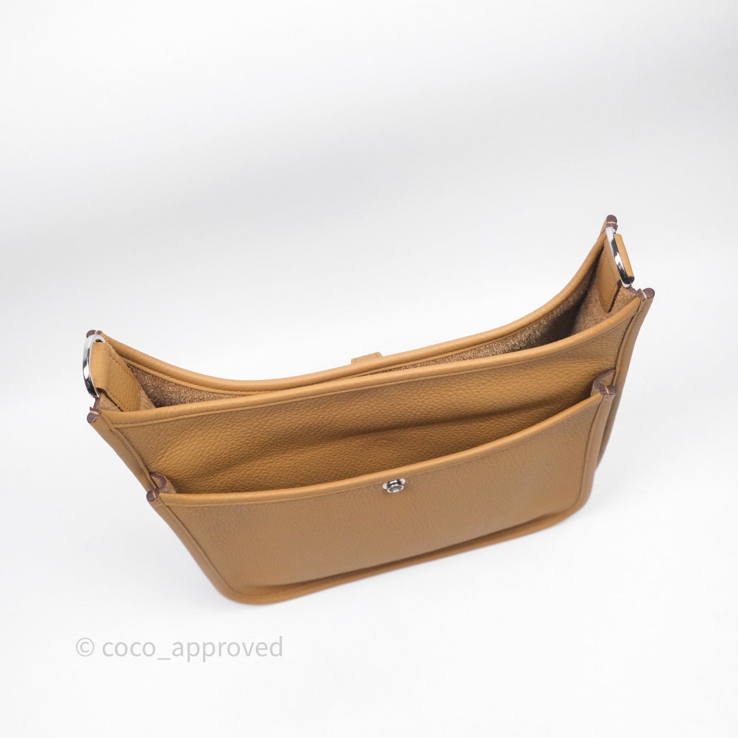 Hermès Evelyne III 29 Biscuit 48 Clemence Palladium Hardware