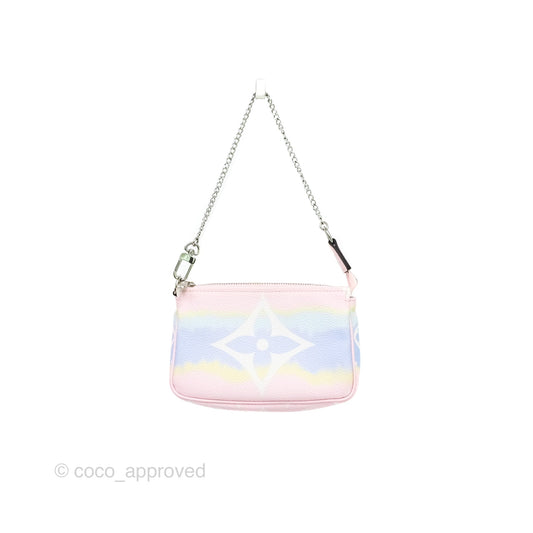 Louis Vuitton Mini Pochette Accessories Escale Pastel Monogram