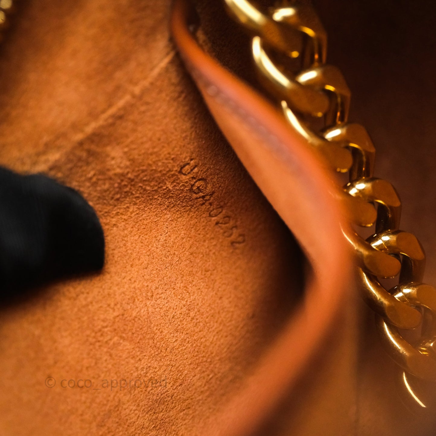 Celine Medium Ava Chain Bag Calfskin Tan