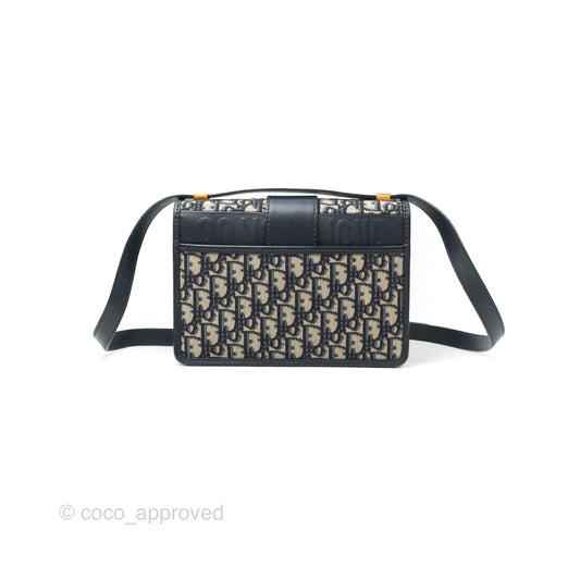Dior 30 Montaigne Bag Blue Dior Oblique Jacquard