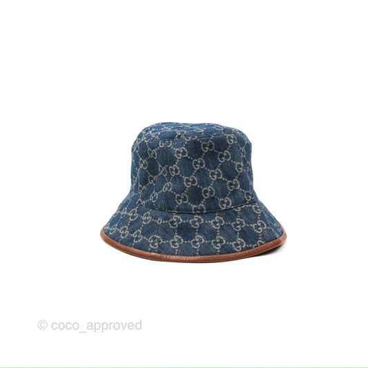 Gucci GG Supreme Denim Bucket Hat