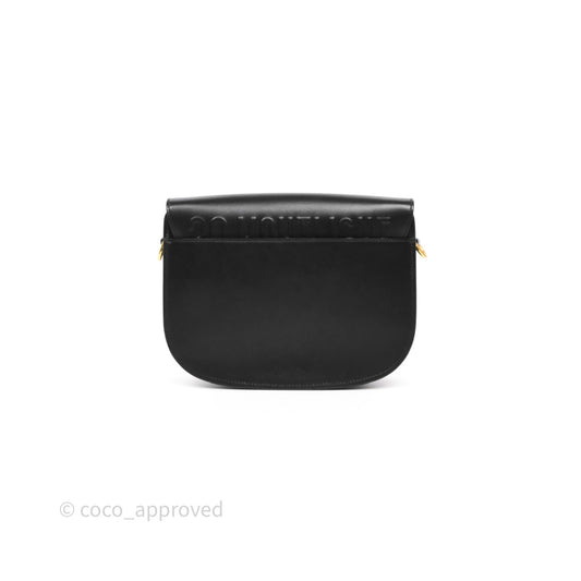 Dior Medium Bobby Flap Black Box Calfskin