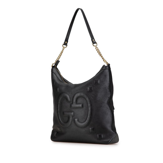Gucci Calfskin GG Apollo Shoulder Bag