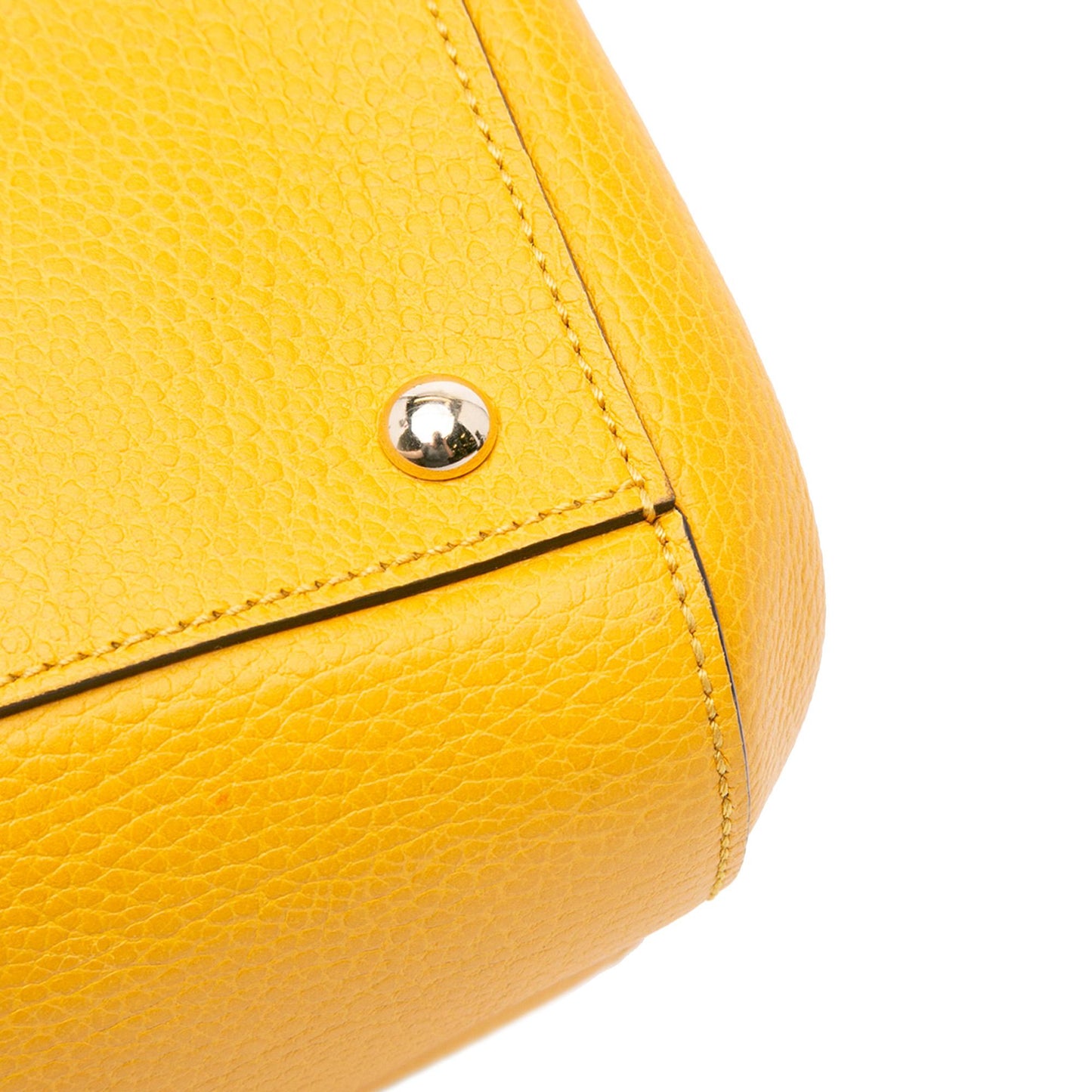 Gucci Calfskin Swing Top Handle Satchel