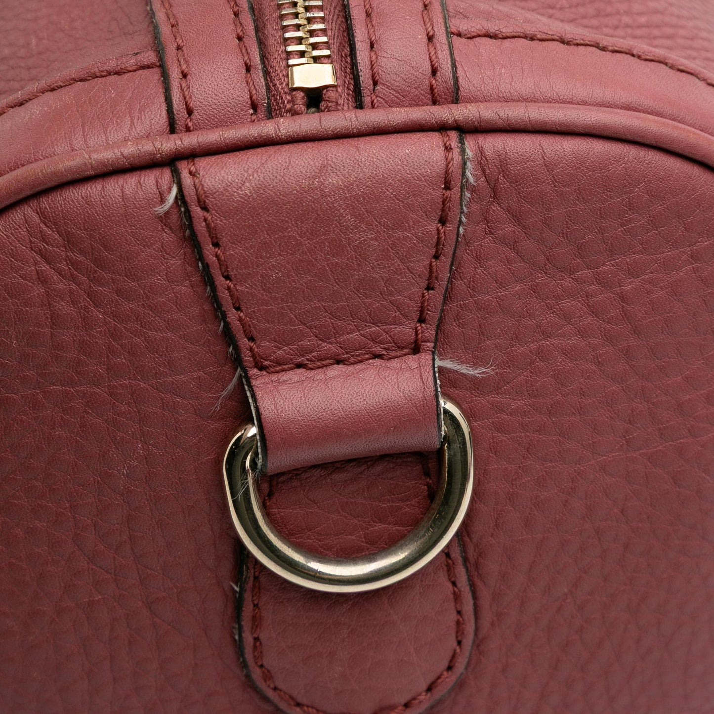 Gucci Calfskin Web Joy Boston Bag