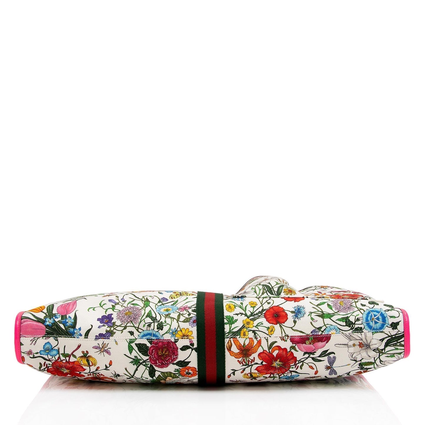 Luxury Gucci Canvas Flora Rajah Maxi Tote (SHF-3FjYSw)