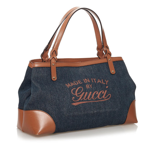 Gucci Craft Denim Tote Bag (SHG-31576)
