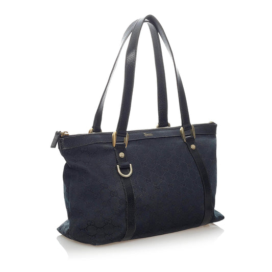 Gucci GG Canvas Abbey Tote Bag (SHG-32743)
