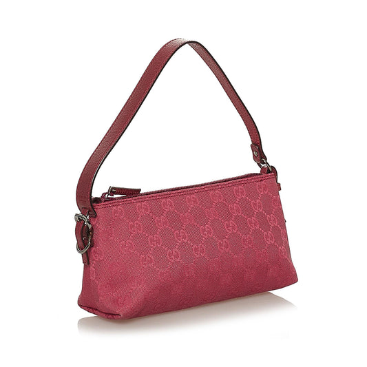 Gucci GG Canvas Baguette (SHG-28438)