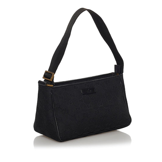 Gucci GG Canvas Baguette (SHG-30605)