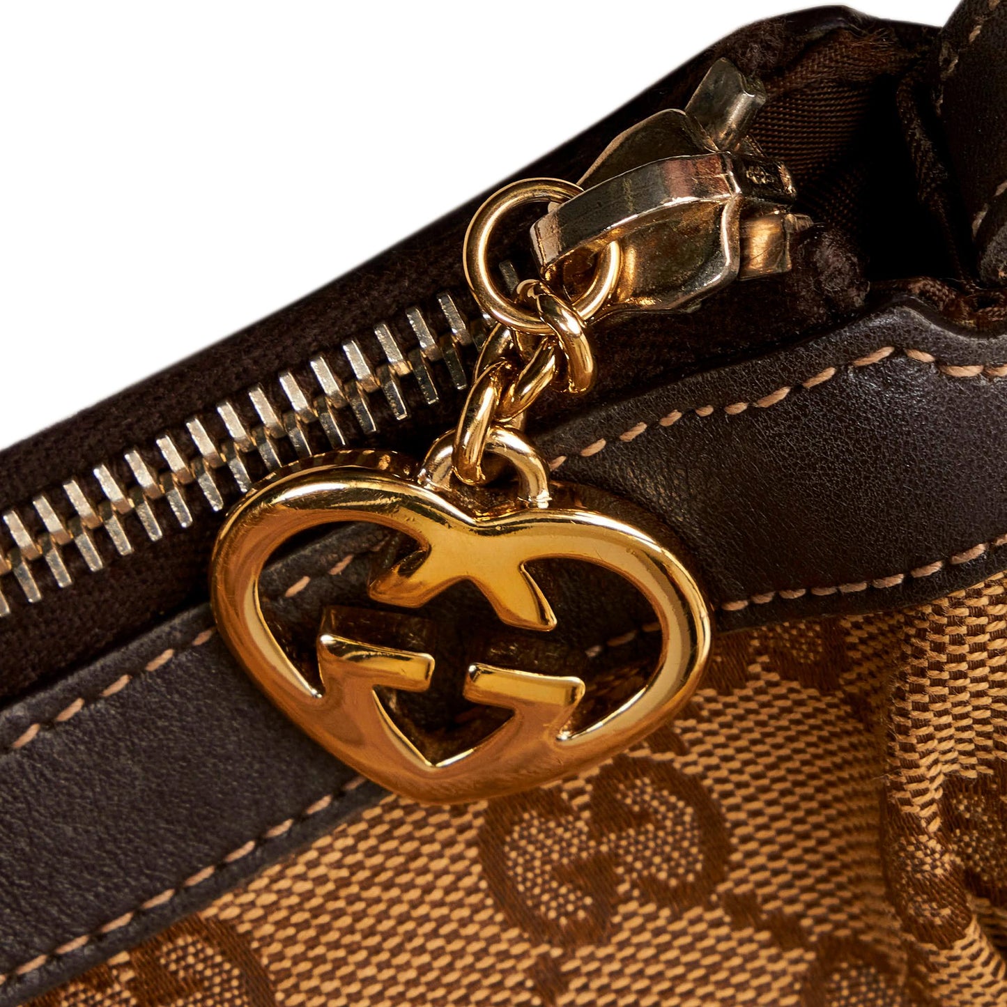 Gucci GG Canvas Baguette (SHG-34048)