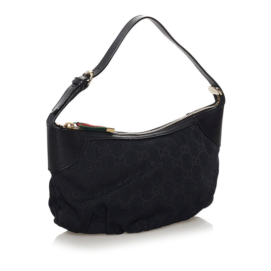 Gucci GG Canvas Baguette (SHG-34704)