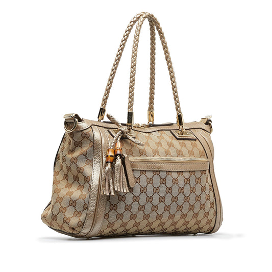 Gucci GG Canvas Bella Satchel (SHG-0RCPKB)