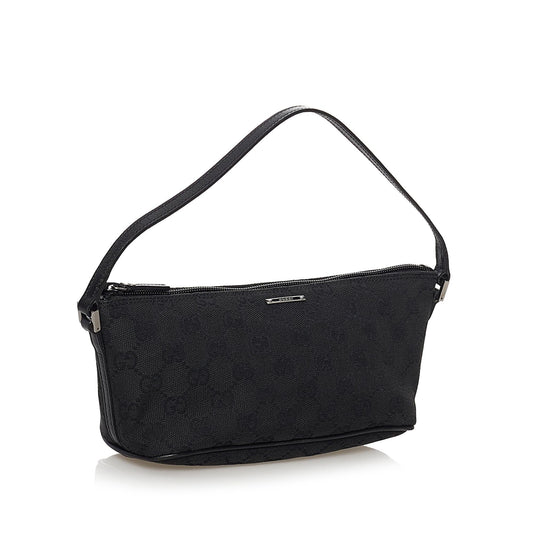 Gucci GG Canvas Boat Baguette (SHG-31770)